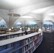 大型图书馆室内书架设计案例