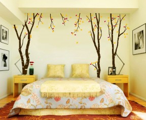 8平米小卧室装修图 墙绘装修效果图片