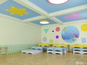 现代幼儿园床铺摆放装修设计欣赏