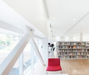 大型图书馆设计 简约室内装修设计