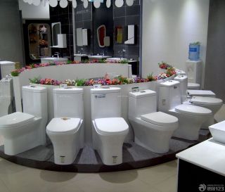简约卫浴展厅室内设计与装修效果图片