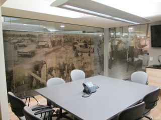 会议室玻璃隔断装墙修效果图片