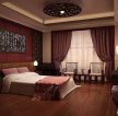 中式新古典别墅卧室装修效果图