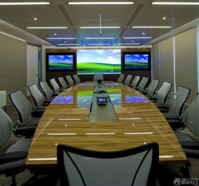 企业会议室装修效果图 办公椅子装修效果图片