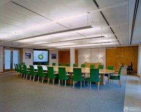 企业会议室装修效果图 台灯装修效果图片