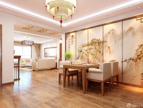 中式餐厅设计效果图 简约别墅设计