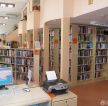 2023现代图书馆室内柱子装修案例 
