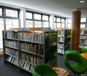 图书馆书架效果图 书架设计