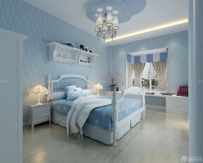 卧室装修图片大全 简约地中海风格