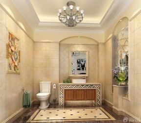 欧式卫浴展厅效果图 卫生间装修效果图欣赏