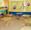 小型幼儿园室内背景墙装修设计效果图片 
