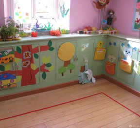 幼儿园装修设计图 墙角