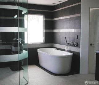 现代简约卫浴展厅室内浴室装修效果图片大全