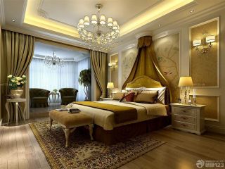 欧式古典风格家装效果图卧室设计