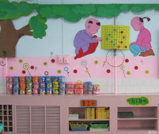 最新幼儿园小班墙面装饰设计效果图片