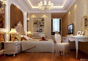 卧室墙面颜色效果图 欧式古典风格