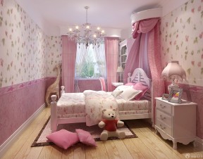 儿童卧室设计效果图 公主卧室设计