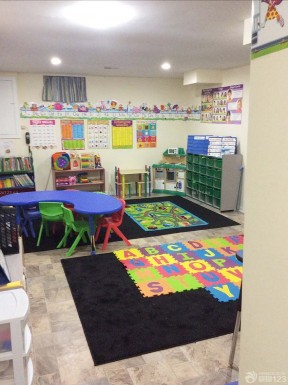 幼儿园室内地垫装修效果图片大全