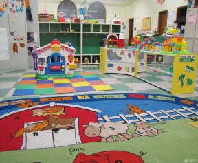 2023国际幼儿园室内地垫装修效果图片大全
