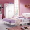 少女卧室粉色墙面装修效果图片