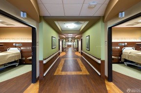 医院内部走廊装修效果图片