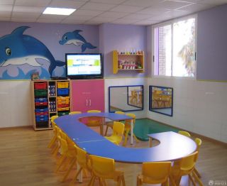 豪华幼儿园教室装修实景图