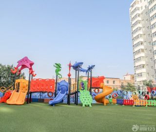 大型幼儿园环境装修实景图