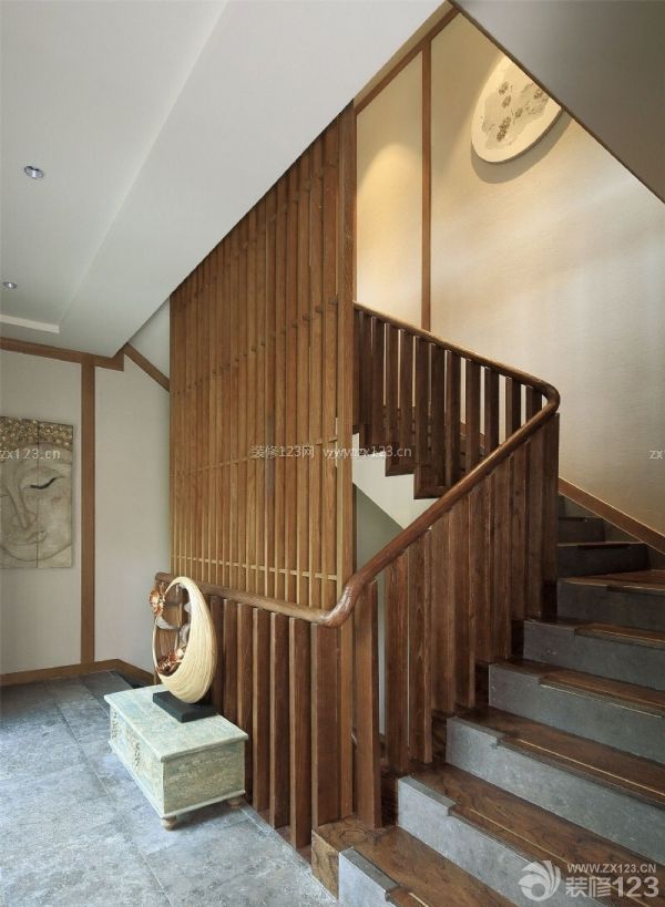 东南亚家装 楼梯设计装修效果图片