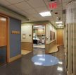最新医院走廊背景装修效果图片