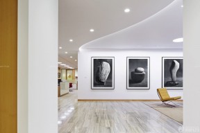 医院走廊背景图片 白色墙面装修效果图片