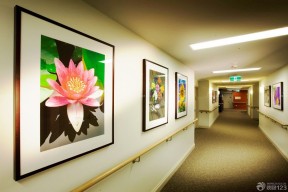 医院走廊背景图片 装饰画装修效果图片