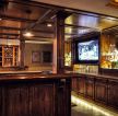 古典欧式风格复式楼家庭酒吧吧台装修效果图