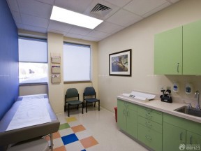医院背景图片 蓝色墙面装修效果图片