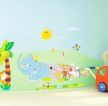 幼儿园最新室内手绘墙壁画效果图