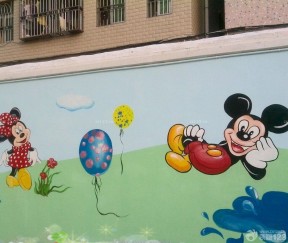 幼儿园手绘墙壁画 