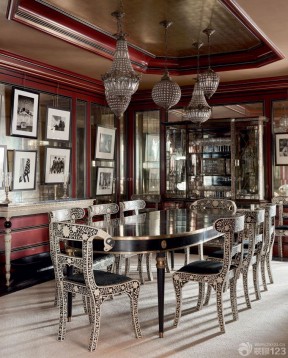 古典欧式风格家庭酒吧椅图片