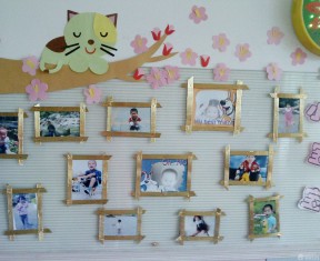幼儿园室内照片墙设计效果图图片大全
