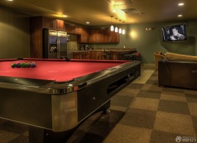 别墅家庭酒吧设计 石材地面装修效果图片
