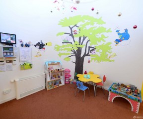 现代简约幼儿园装修效果图 背景墙设计