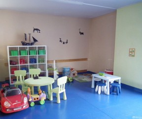 现代简约幼儿园装修效果图 防滑地板砖