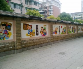 上海幼儿园手绘墙装修效果图