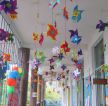 私立幼儿园走廊吊顶装饰图片