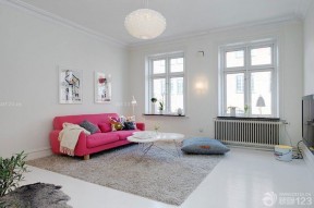 现代北欧风格窗帘 客厅装修设计