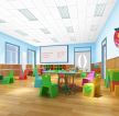 2023最新幼儿园室内浅色木地板装修效果图 