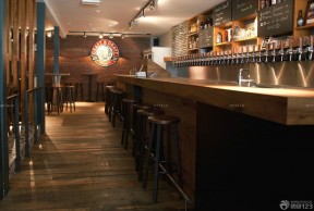 实木酒吧吧台 主题酒吧设计