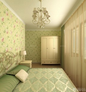 室内卧室装修效果图大全 田园欧式风格