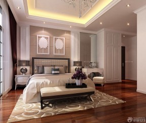 婚房卧室布置效果图 欧式室内设计效果图