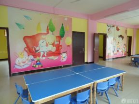 幼儿园室装修效果图 背景墙画