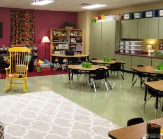 2023小型幼儿园中班教室环境布置图片