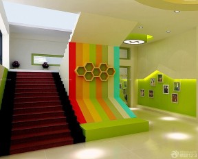 幼儿园楼梯设计效果图